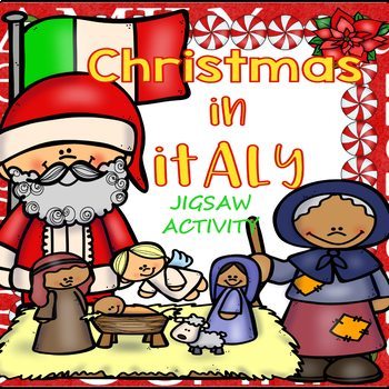 Preview of Christmas in Italy Jigsaw Activity