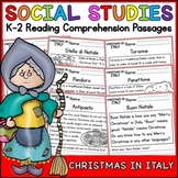 Christmas in Italy Social Studies Reading Comprehension Pa