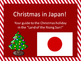 Christmas in Japan Powerpoint and Guided Notes