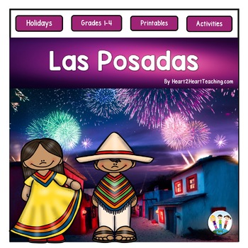 Preview of Christmas in Mexico Las Posadas Activities Reading Passages Flip Book