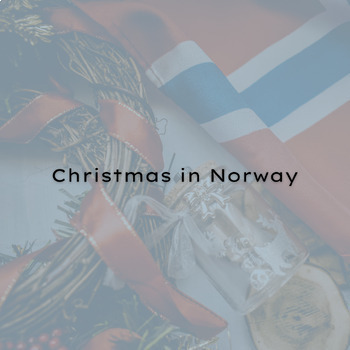 Preview of Christmas in Norway Montessori 3-Part Cards