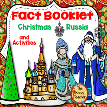 Preview of Christmas in Russia Fact Booklet and Activities | Comprehension | Craft