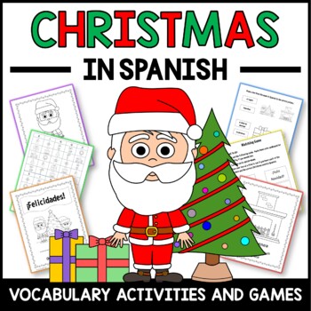 Preview of Christmas Activities and Games in Spanish - Actividades de Navidad