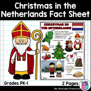 Preview of Christmas in the Netherlands Fact Sheet for Early Readers