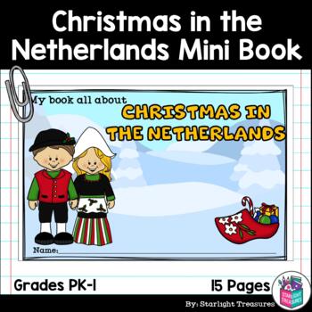 Preview of Christmas in the Netherlands Mini Book for Early Readers - Christmas Activities