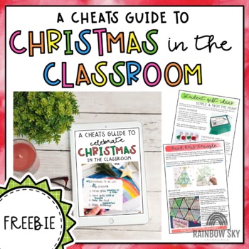 Preview of Christmas in the classroom ideas | FREE Christmas Teacher Guide