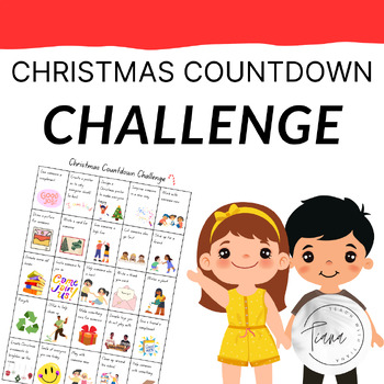 Preview of Christmas kindness, wellbeing and earth challenge