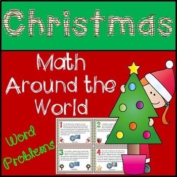 Preview of Christmas Math Around the World - Word Problems