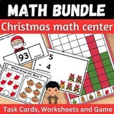 Christmas math missing number Task card I spy game Workshe
