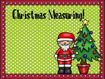 Preview of Christmas measuring
