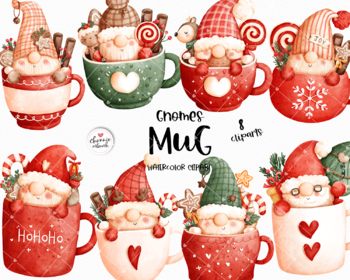 Winter Gnome Mug, Festive Mug