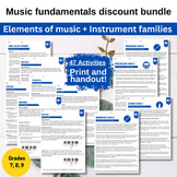 Music fundamentals discount bundle - Grades 7, 8, 9