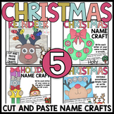 Christmas name craft bundle | Winter Name crafts | Elf | Reindeer