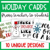 Christmas or Winter Holiday Cards (Editable)  (gifts, than