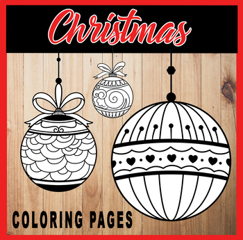 Christmas ornaments coloring pages - CHRISTMAS ACTIVITIES by The ...