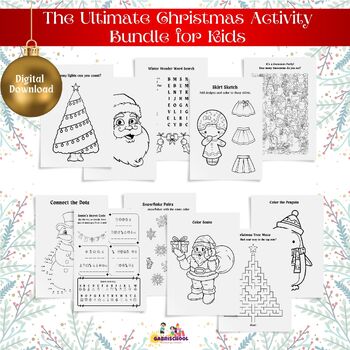 Preview of Christmas printable activities