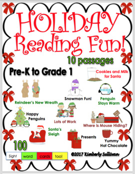 Preview of Christmas reading comprehension Google Slides Independent Workbook