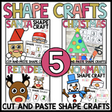 Christmas shape craft bundle | Winter shape craft | Santa 