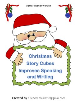 Preview of Christmas story cubes