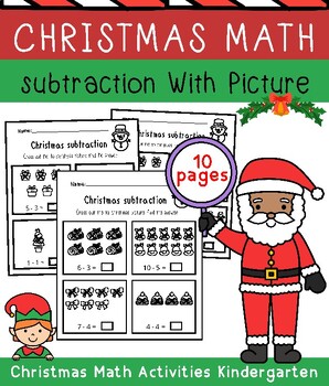 Christmas subtraction Math Worksheets Christmas Math Activities ...