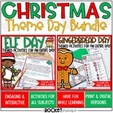 Christmas theme days bundle including Elf Day and Gingerbread Day