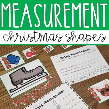 Preview of Christmas Measurement Activity | Non-Standard Measurement