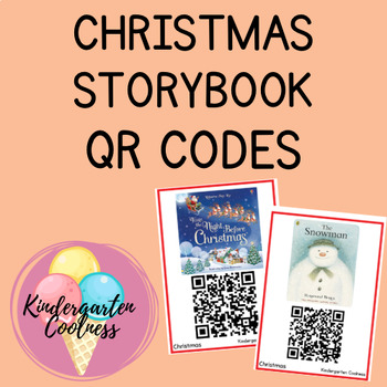 Preview of Christmas themed storybook QR codes