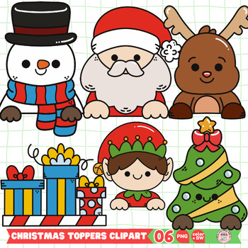 Preview of Christmas topper Clipart