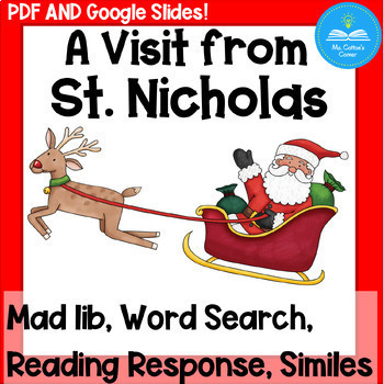 Preview of Christmas Mad Lib and more-Twas the Night Before Christmas - Google Slides - PDF