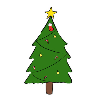 Christmas tree by Nonticha Simlee | TPT