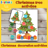 Christmas tree activity | Christmas decoration activity | 