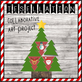Preview of Christmas tree tessellation - collaborative art project