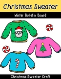 Christmas ugly sweater Winter Bulletin Board Craft