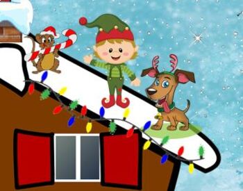 Preview of Christmas vocabulary and scenes -Spanish Oral Practice