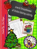 Christmas/Holiday Area & Circumference of Circles Coloring