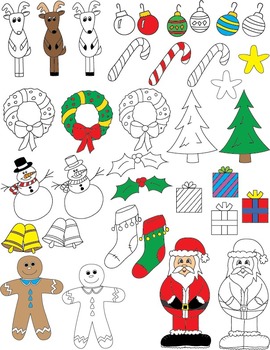 Preview of Christmas/Holiday Clip Art FREE