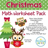 Christmas Math Worksheet Pack
