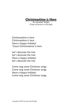 Christmastime Is Here by Jimmie Cocoa Bean | Teachers Pay Teachers