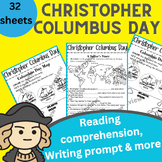 Christopher Columbus 4th grade worksheets - Reading compre