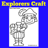 Explorer Explorers | Craft Activity Worksheet Preschool Ki