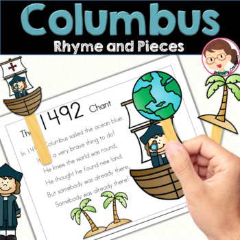 Christopher Columbus Activity Rhyme Preschool Pre K Prek Kinder