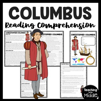 Preview of Explorer Christopher Columbus Biography Reading Comprehension Worksheet