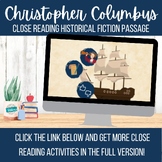 Christopher Columbus Close Reading Passage