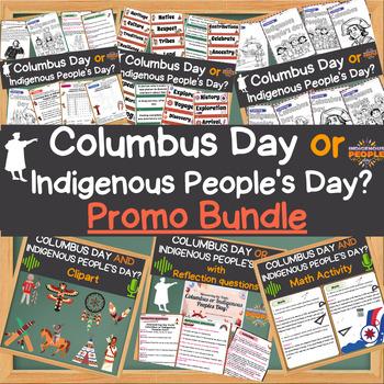 Preview of Christopher Columbus Day or Indigenous People's Day Activities Bundle