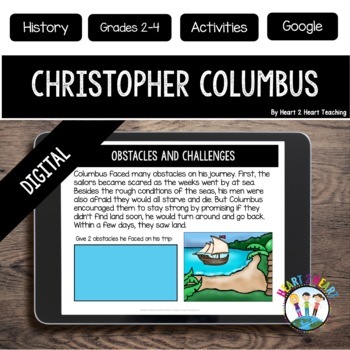 Preview of Christopher Columbus Early European Explorers Digital Resources Google Slides