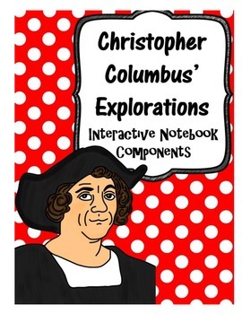 Preview of Christopher Columbus' Explorations Interactive Notebook Components