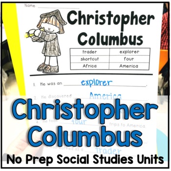 Preview of Christopher Columbus Facts and Timelines