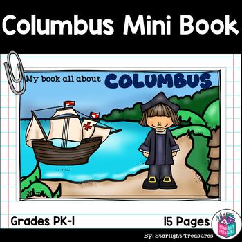 Preview of Christopher Columbus Mini Book for Early Readers: Early Explorers
