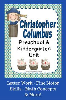 Christopher Columbus Preschool - Kindergarten Unit by Creations by LAckert
