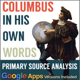 Christopher Columbus Primary Source Analysis + Google Apps